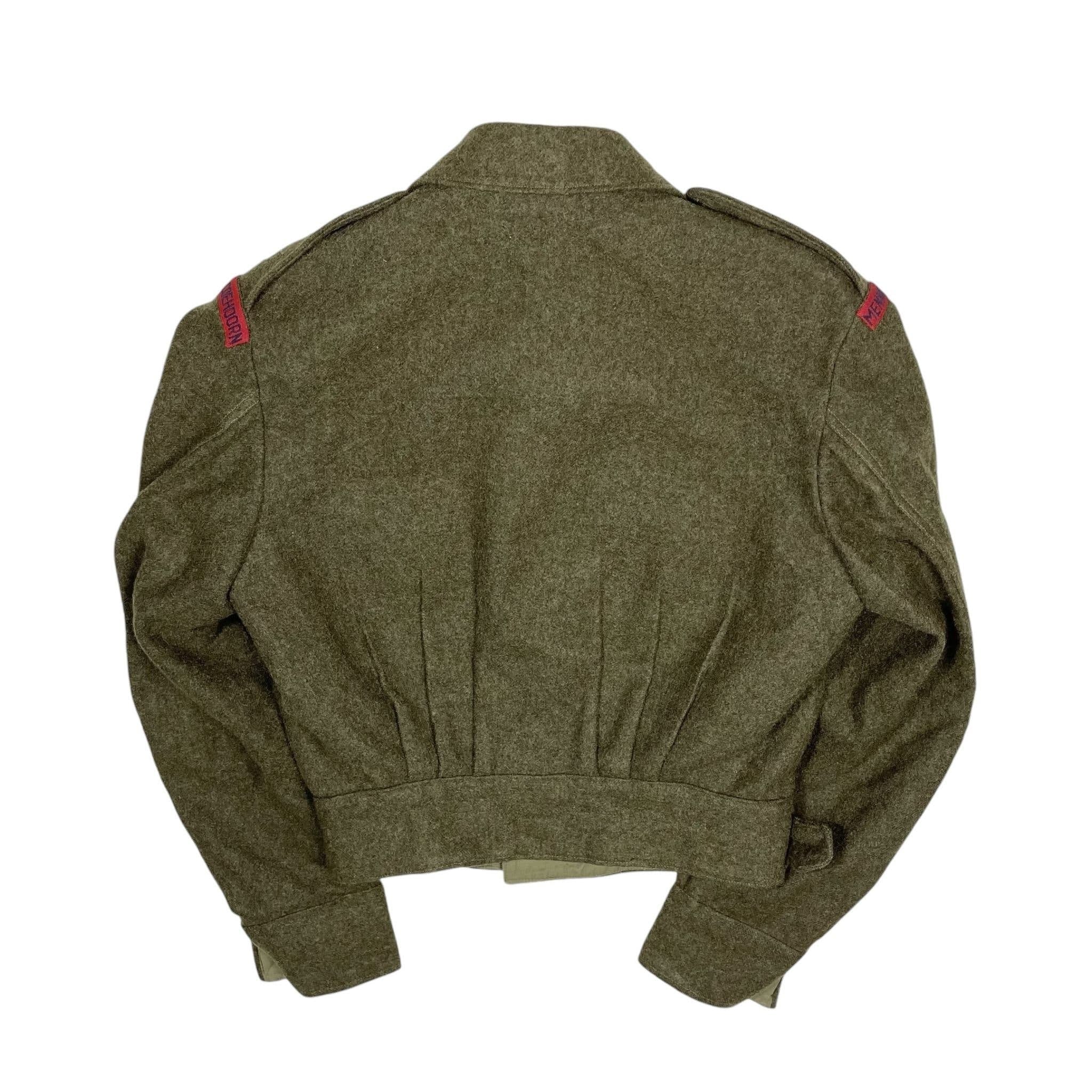 1950s Dutch Army Wool Jacket - Small