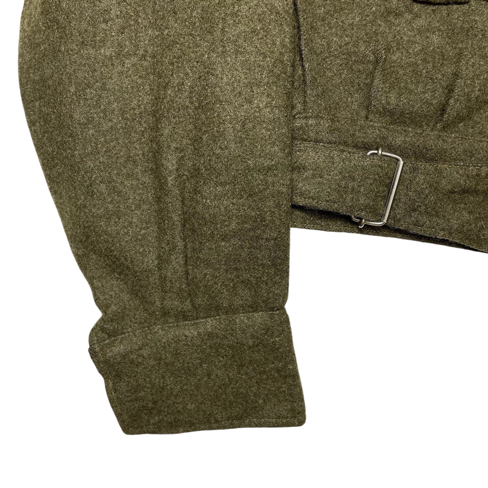 1950s Dutch Army Wool Jacket - Small