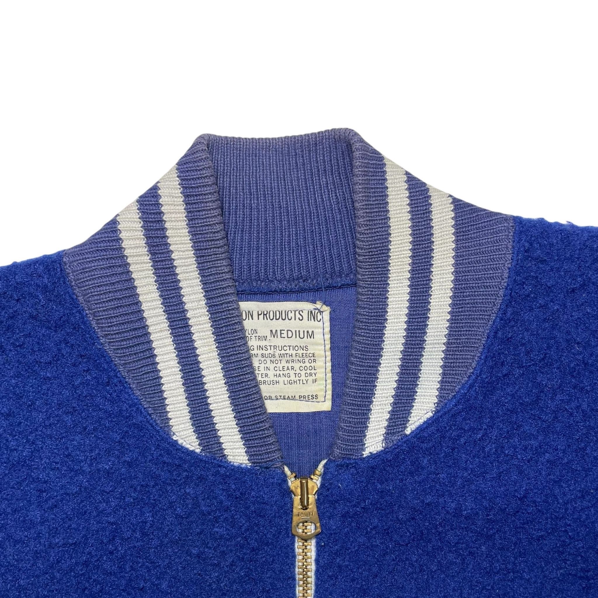 1950s Champion Half-zip Fleece Sweater - Medium
