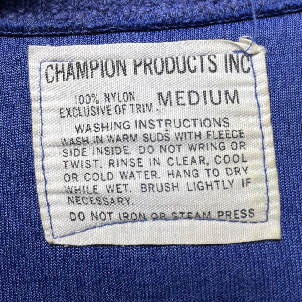 1950s Champion Half-zip Fleece Sweater - Medium