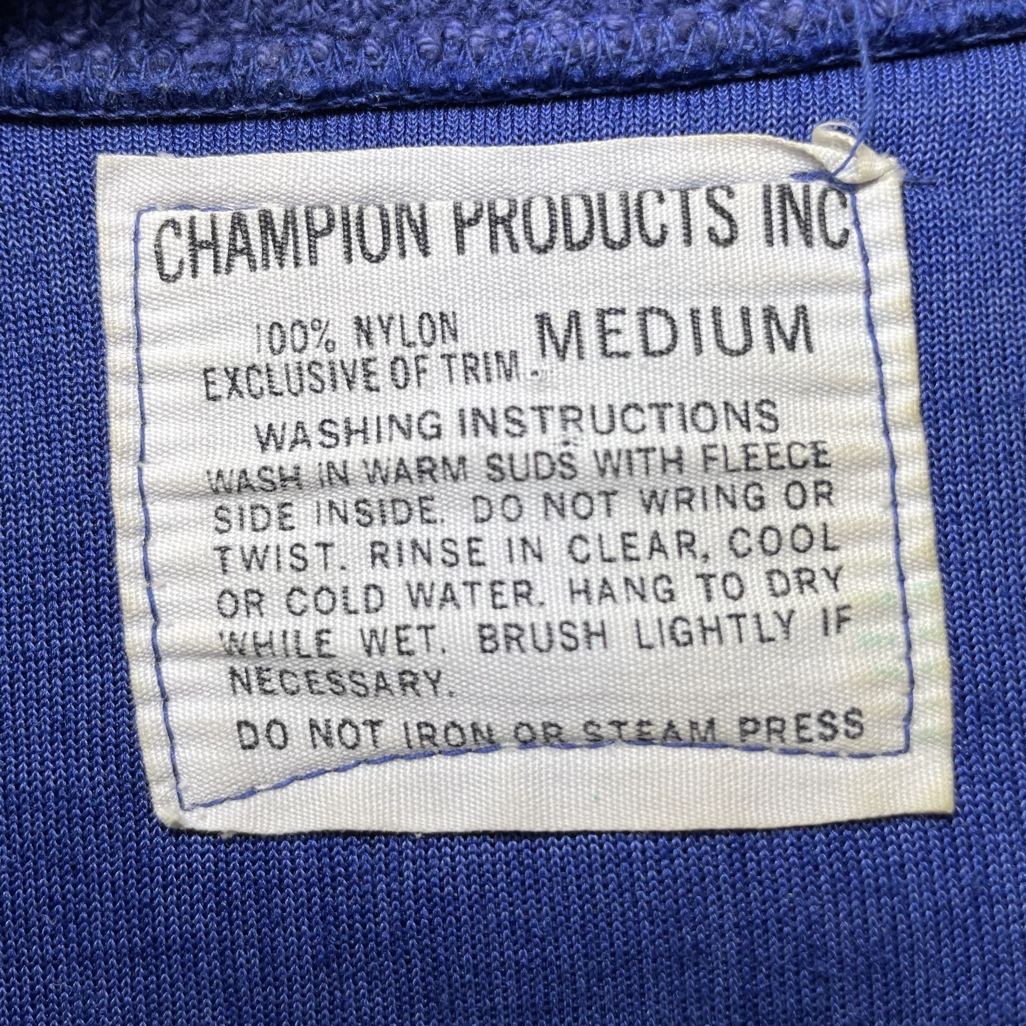 1950s Champion Half-zip Fleece Sweater - Medium