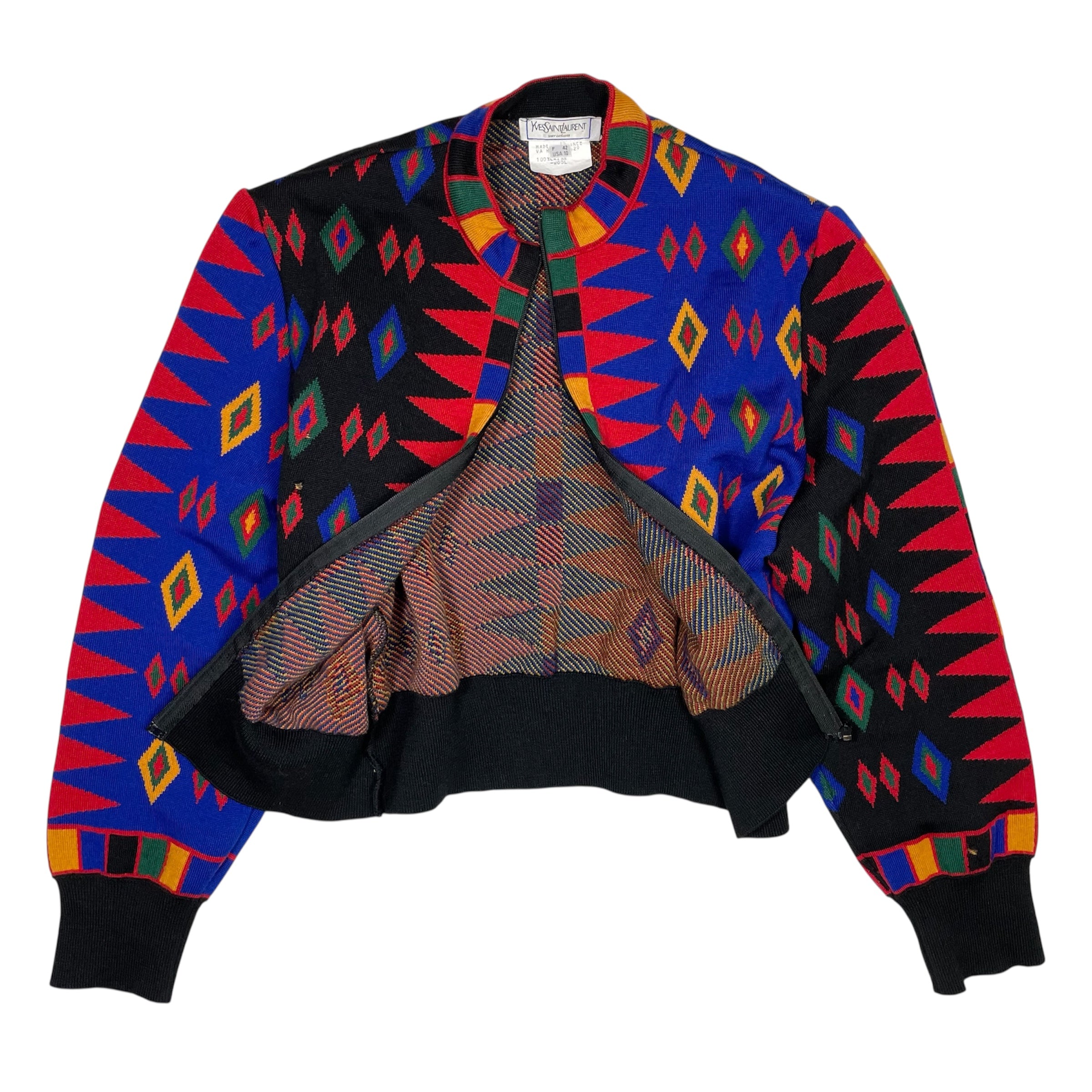1980s Yve Saint Laurent Knit Cardigan - S/M