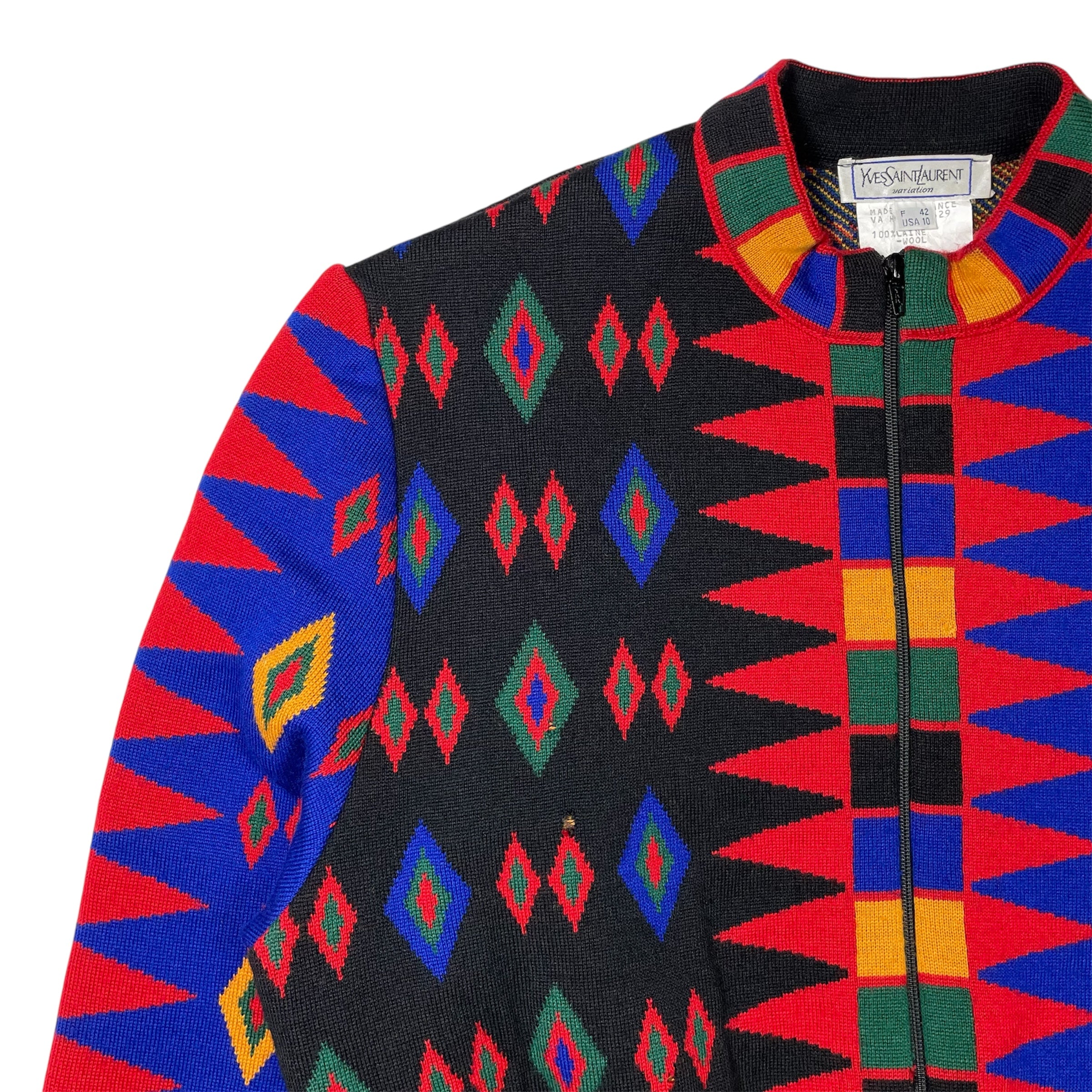 1980s Yve Saint Laurent Knit Cardigan - S/M