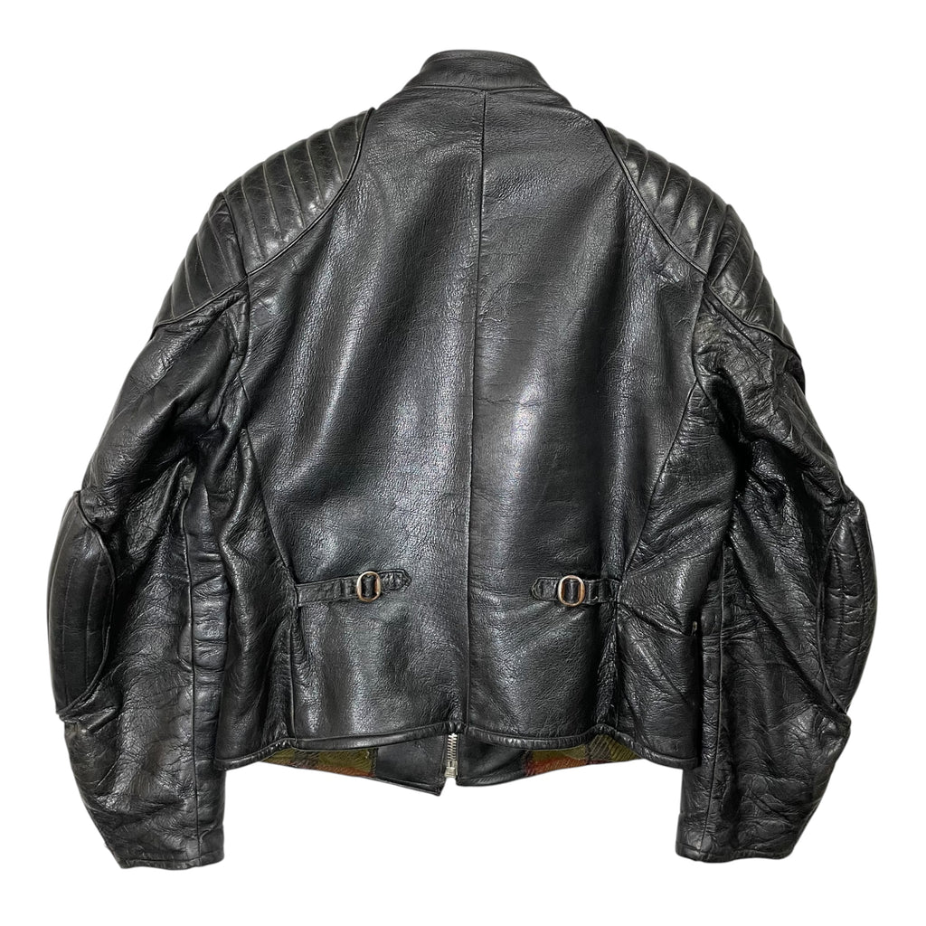 1940s Swedish Goatskin Motorcycle Jacket - Small
