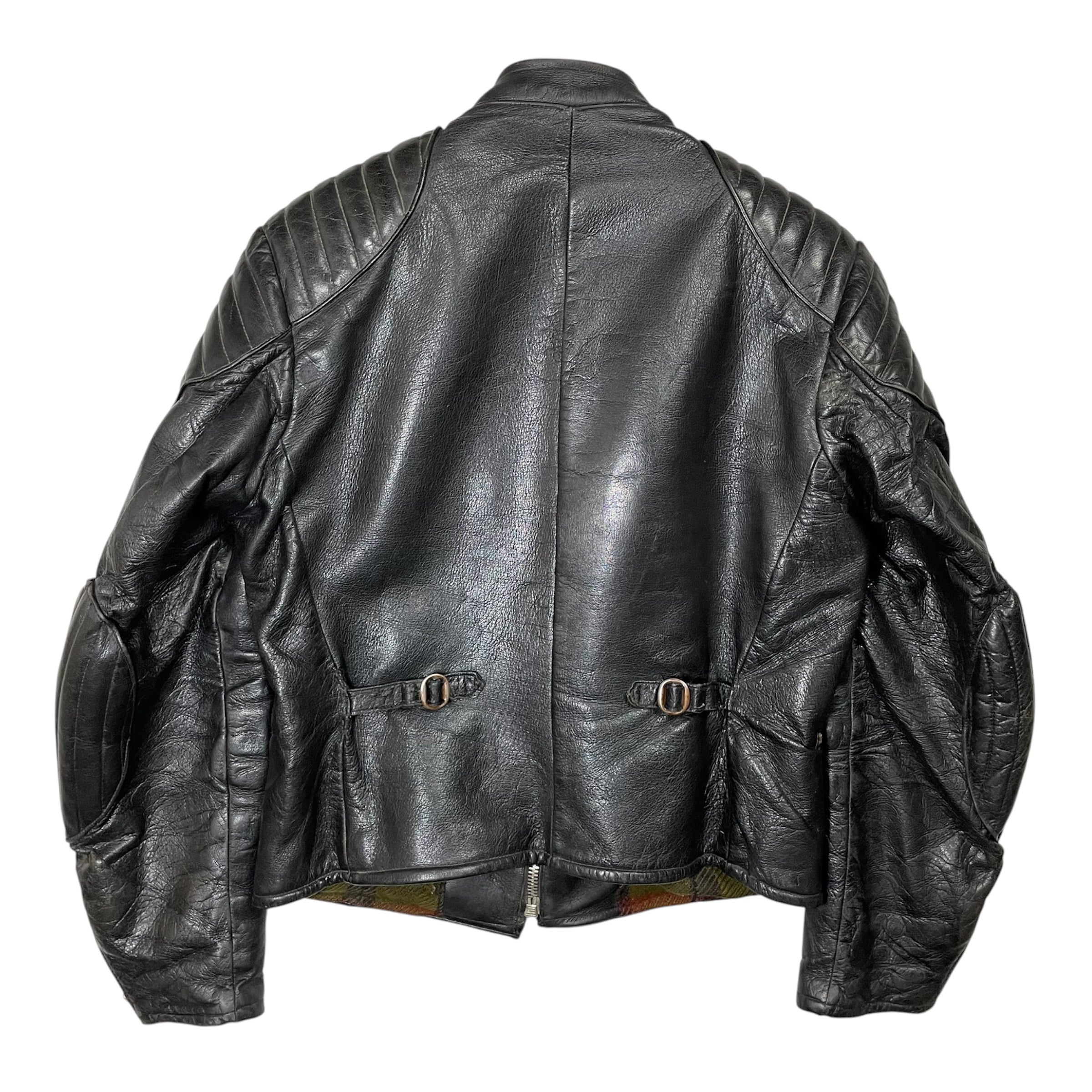 1940s Swedish Goatskin Motorcycle Jacket - Small