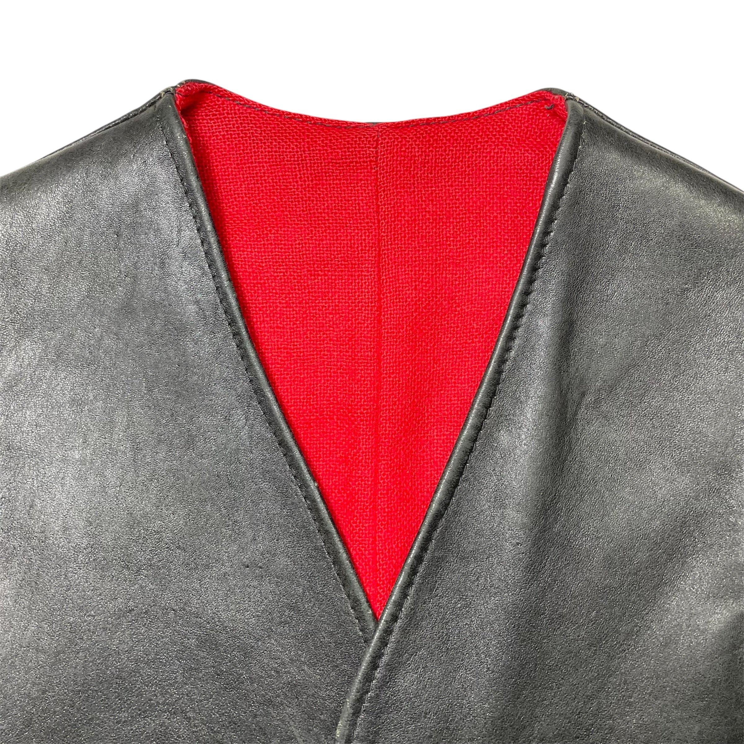 1960s Grolls Goatskin Leather Vest - Small