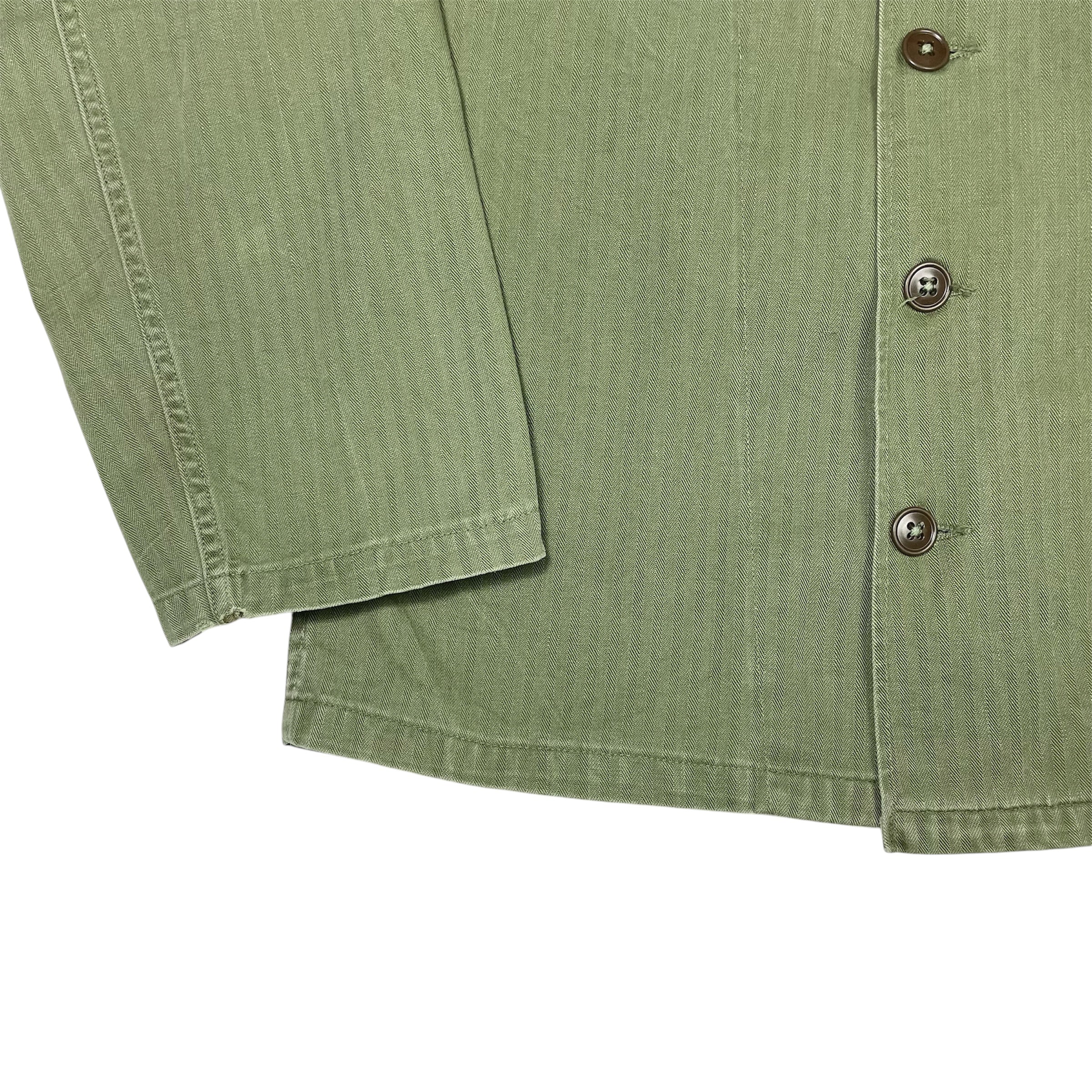 1950s US Army HBT Utility Shirt - Medium