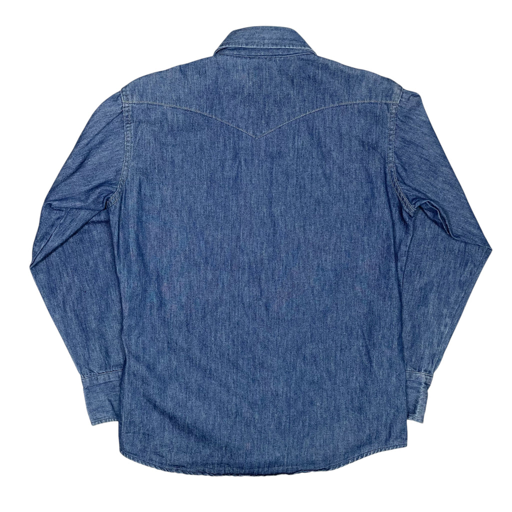 1980s Big Mac Western Denim Shirt - Medium