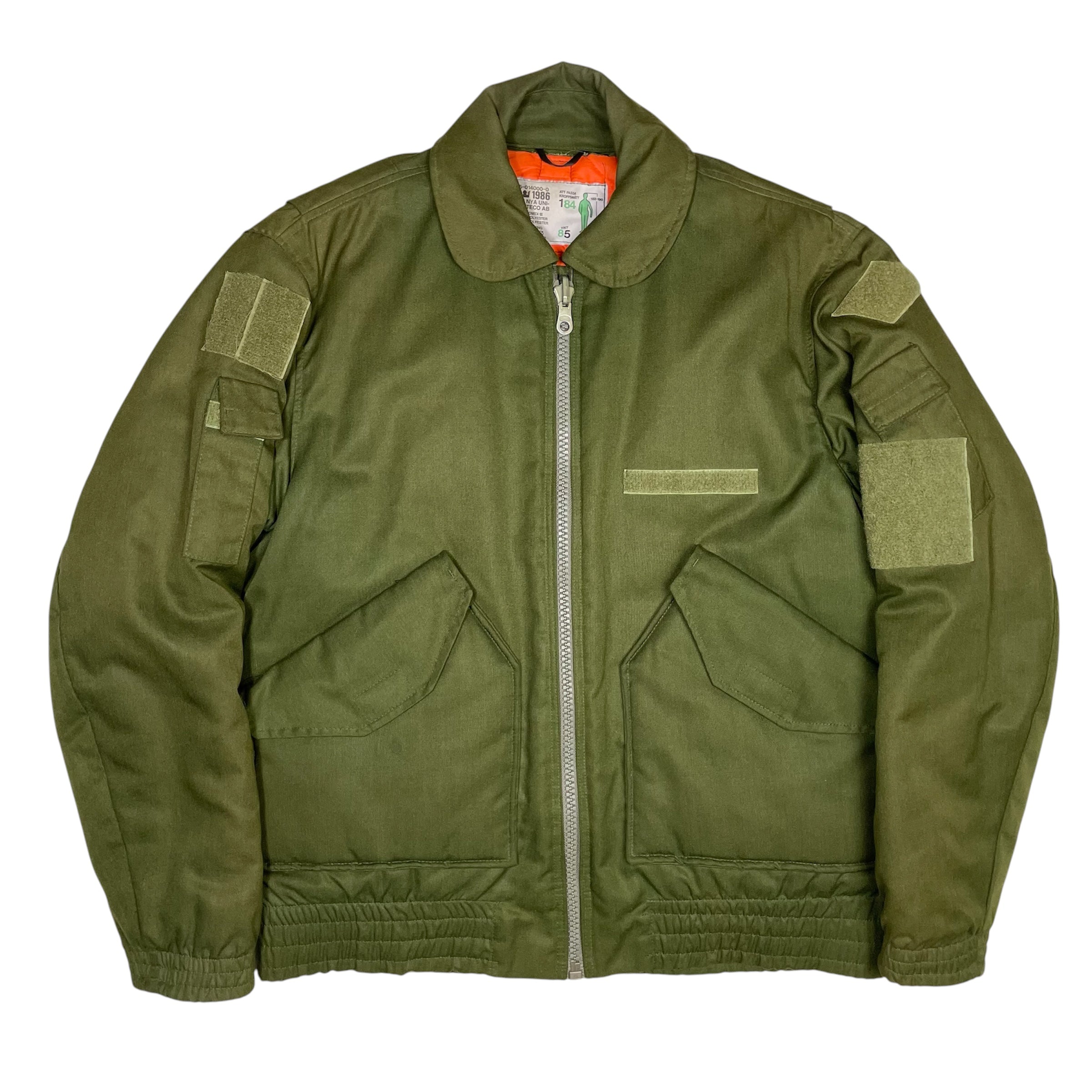 1980s Swedish Air Force M/85 Flight Jacket - M/L
