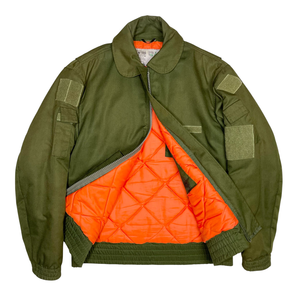 1980s Swedish Air Force M/85 Flight Jacket - M/L