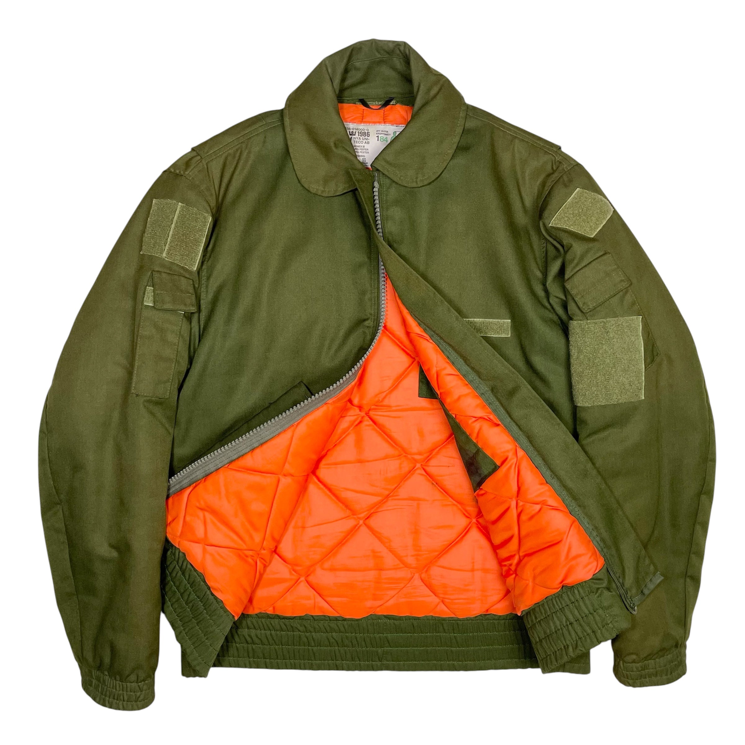 1980s Swedish Air Force M/85 Flight Jacket - M/L