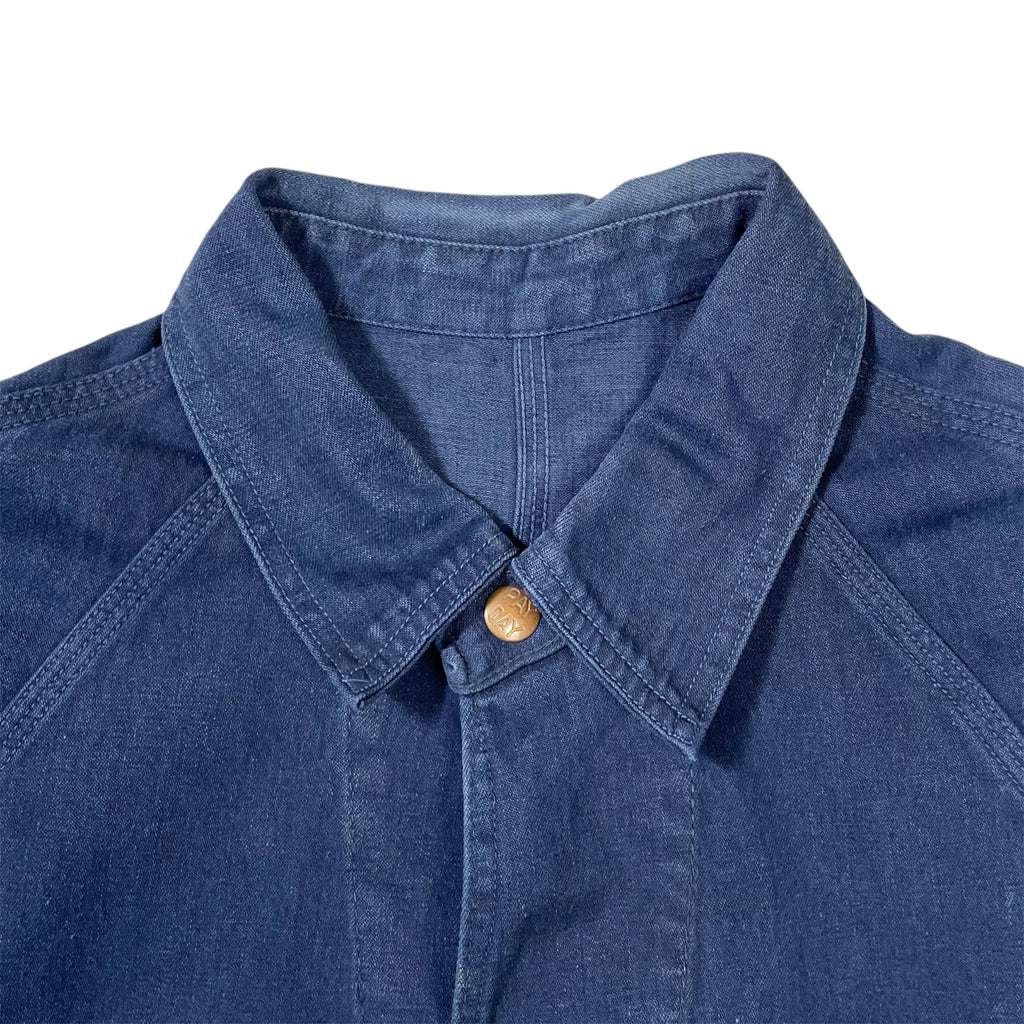 1950s J.C. Penney Co Pay Day Denim Chore Coat - Large